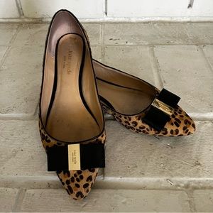 Kate Spade Calf Hair Animal Print Shoes Size 8